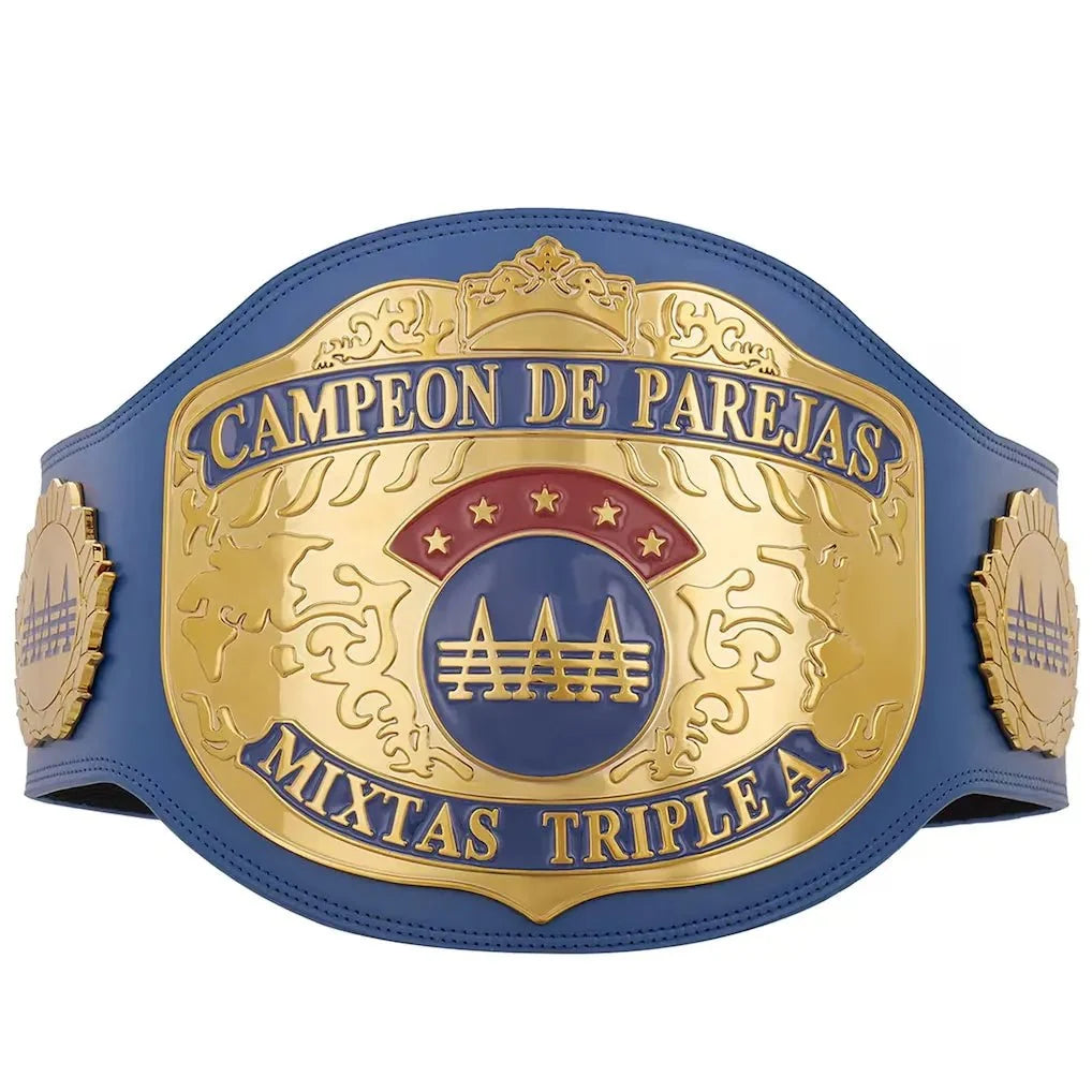 AAA World Mixed Tag Team Championship Title Belt - 1 | Dash Racegear