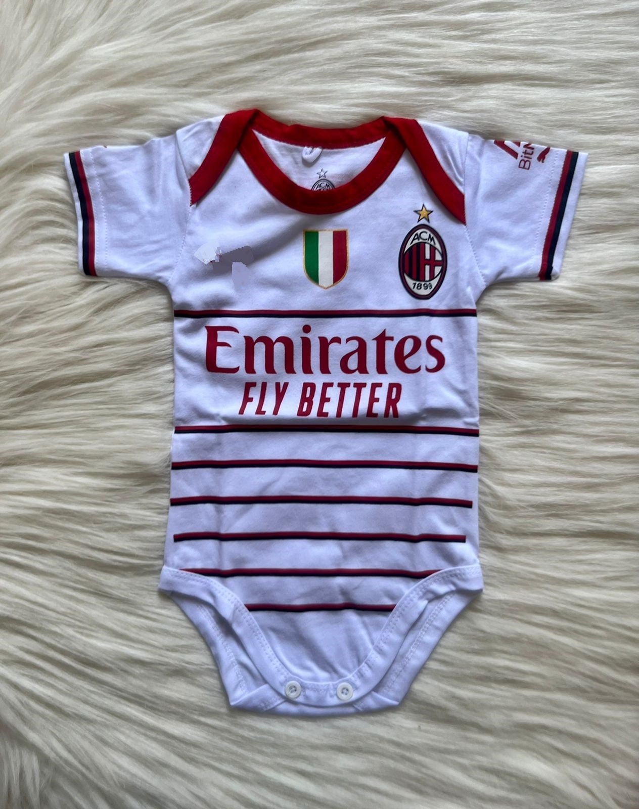 AC Milan 1st Away jersey Rossoneri 22/23 Bianca - baby & toddler shirt image 1