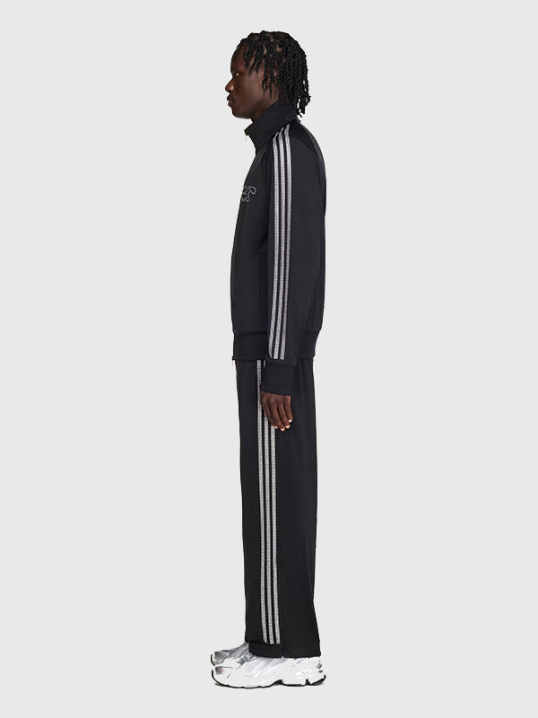Adidas x Sp5der Rhinestone Tracksuit Tracksuit unisex detail view 3 | Dash Racegear — Unisex Adidas x Sp5der 2026 Tracksuit offers a stylish black finish with a full-zip design and standout embellishments.