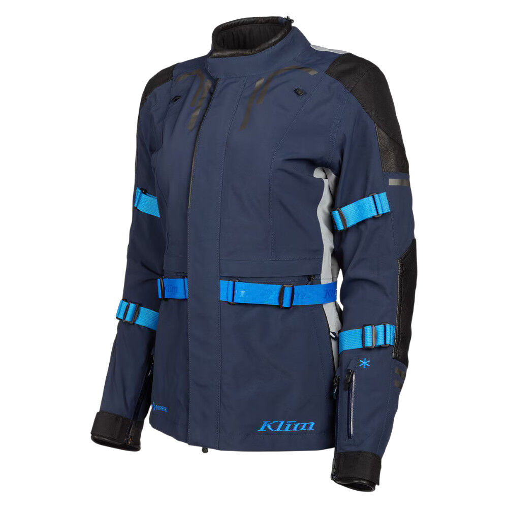 Klim Altitude Dress Blue/Electric Blue Lemonade Womens Gore-Tex Jacket adventure motorcycle jacket - DASH RACEGEAR image 1