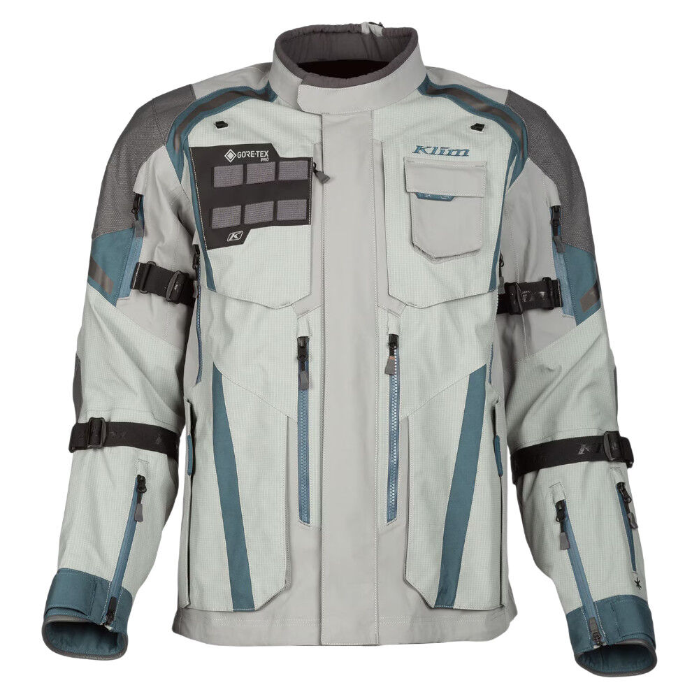 Klim Badlands Pro A3 Monument Grey/Petrol Jacket adventure motorcycle jacket - DASH RACEGEAR image 3