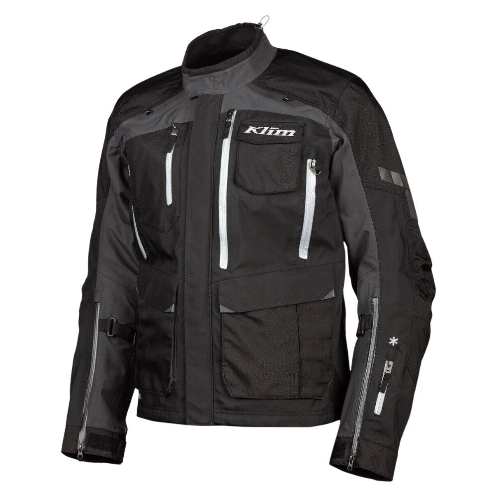 Klim Carlsbad Stealth Black Jacket adventure motorcycle jacket - DASH RACEGEAR image 1