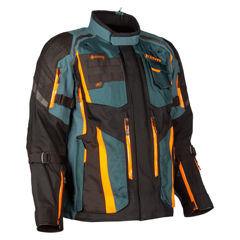 Klim Badlands Pro Petrol/Strike Orange Jacket adventure motorcycle jacket - DASH RACEGEAR image 5