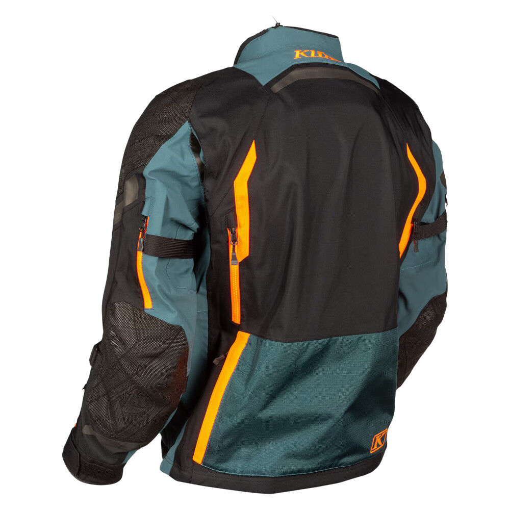 Klim Badlands Pro Petrol/Strike Orange Jacket adventure motorcycle jacket - DASH RACEGEAR image 6