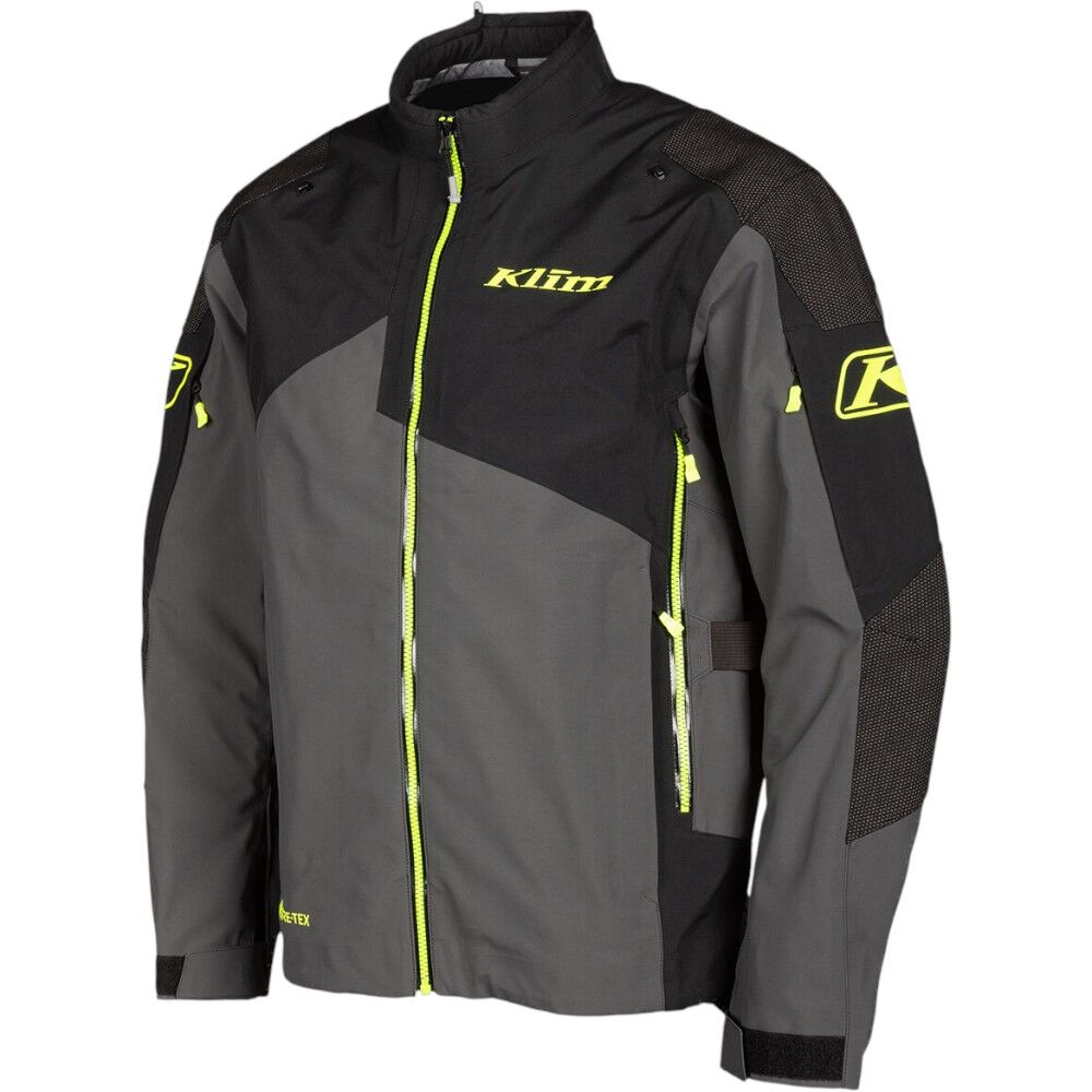 Klim Raptor GTX Asphalt Hi-Vis Overshell Jacket adventure motorcycle jacket - DASH RACEGEAR image 1
