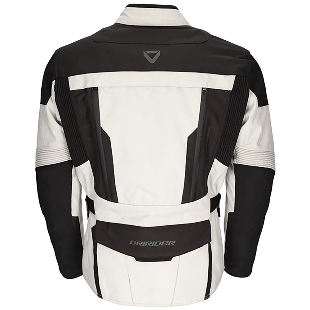 DriRider Explorer Light Grey/Black Adventure Jacket adventure motorcycle jacket - DASH RACEGEAR image 3