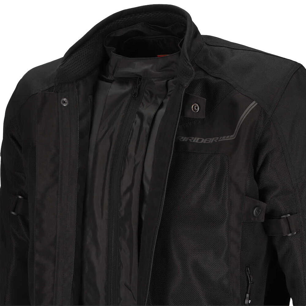 DriRider Climate Control 4 Black Jacket adventure motorcycle jacket - DASH RACEGEAR image 4