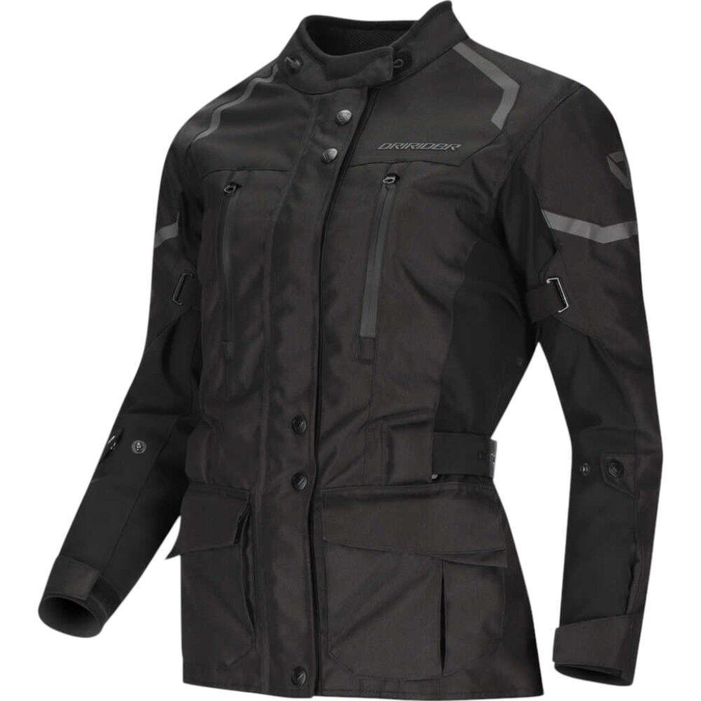 DriRider Compass V Black/Black Jacket adventure motorcycle jacket - DASH RACEGEAR image 1