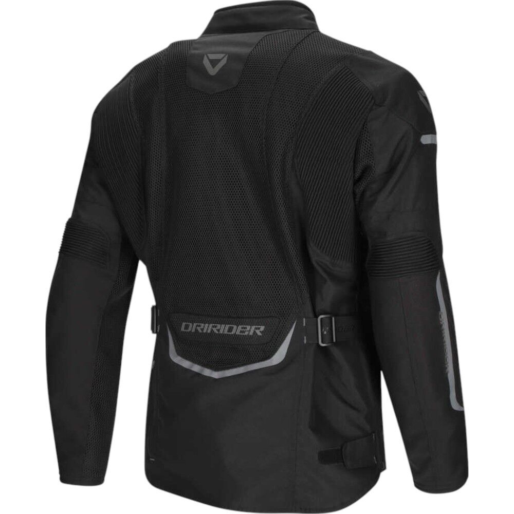 DriRider Apex 6 Airflow Black/Black Jacket adventure motorcycle jacket - DASH RACEGEAR image 2