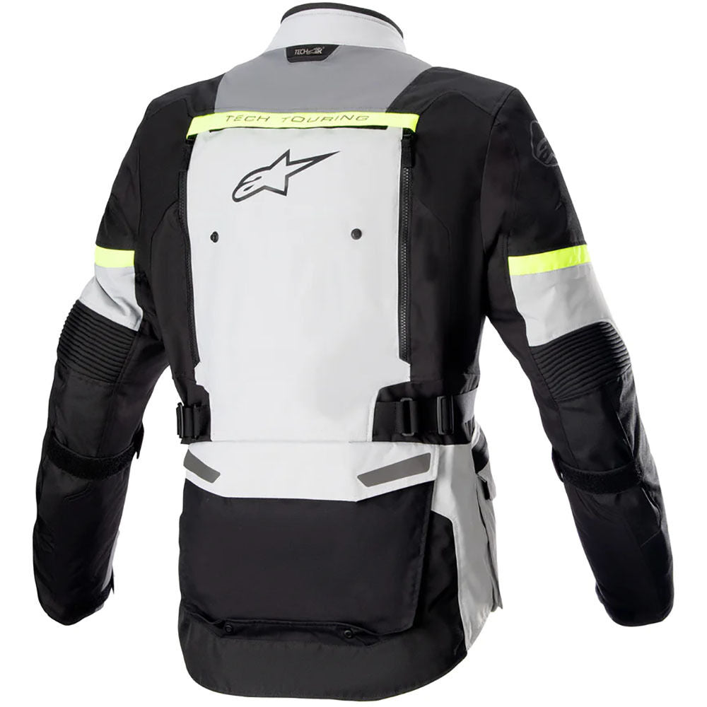 Alpinestars Bogota Pro Drystar Grey/Fluro Yellow Adventure Jacket adventure motorcycle jacket - DASH RACEGEAR image 2