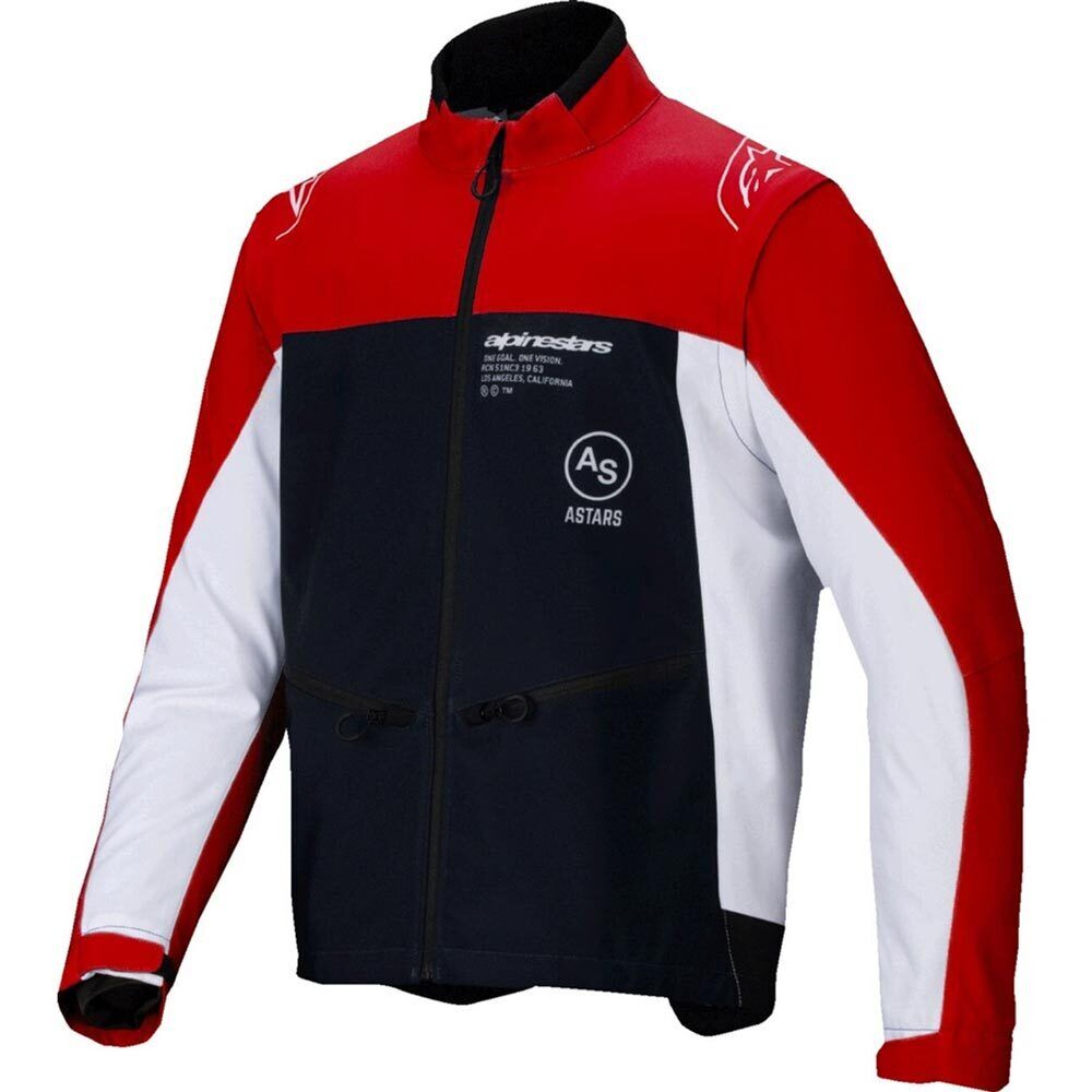 Alpinestars Lite-Dura Black/Red/Blue Off-Road Jacket adventure motorcycle jacket - DASH RACEGEAR image 1