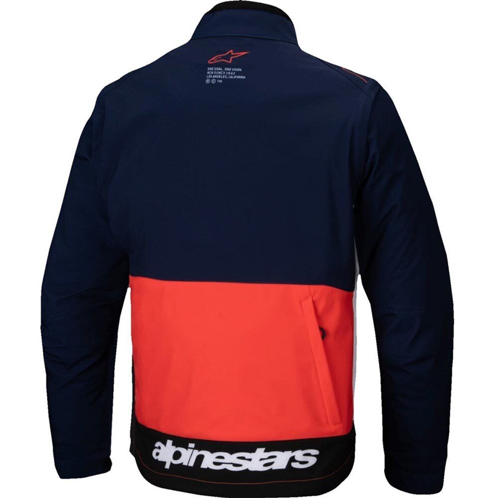 Alpinestars Lite-Dura Navy/Hot Orange/White Off-Road Jacket adventure motorcycle jacket - DASH RACEGEAR image 2