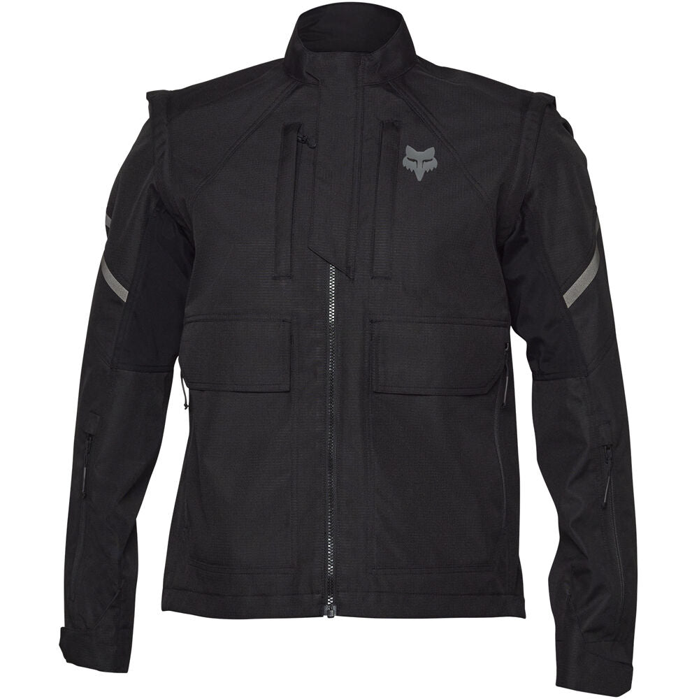 Fox 2026 Defend Black Off-Road Jacket adventure motorcycle jacket - DASH RACEGEAR image 1