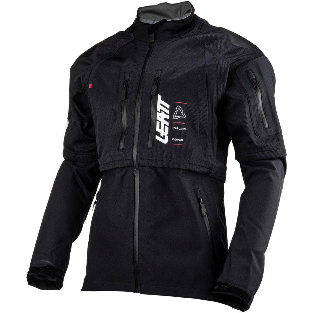 Leatt 2026 4.5 HydraDri Black Waterproof Jacket adventure motorcycle jacket - DASH RACEGEAR image 2