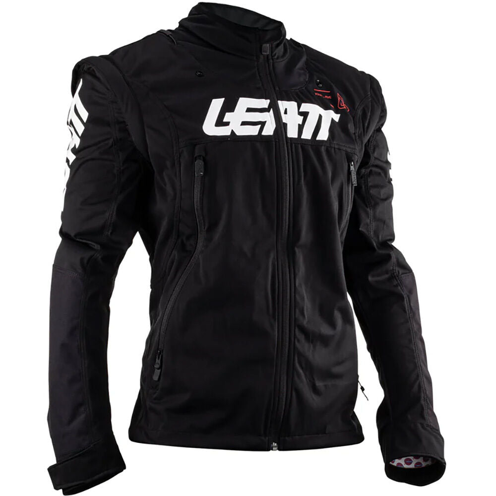 Leatt 4.5 Lite Black Jacket adventure motorcycle jacket - DASH RACEGEAR image 1