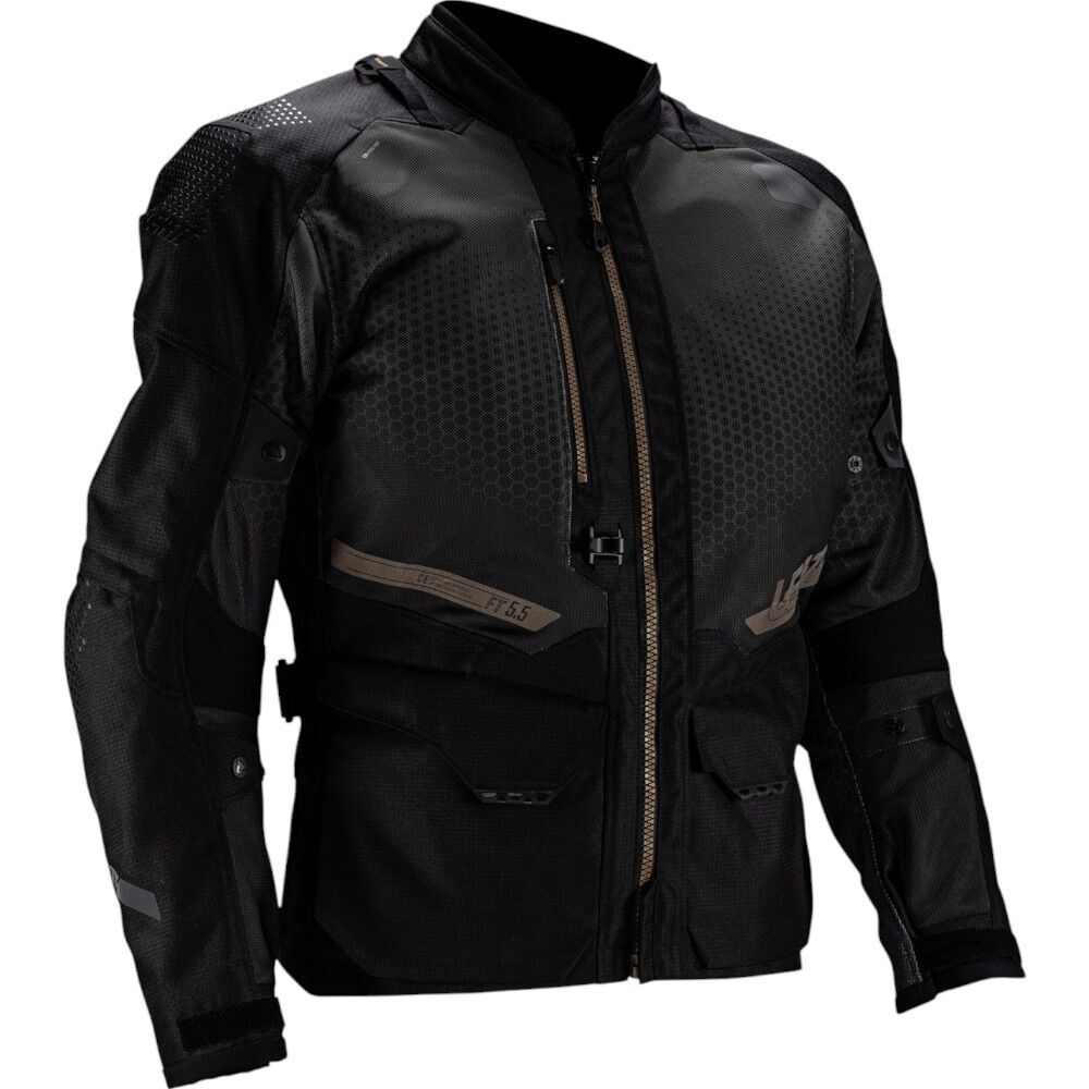 Leatt FlowTour 5.5 Stealth Adventure Jacket adventure motorcycle jacket - DASH RACEGEAR image 1