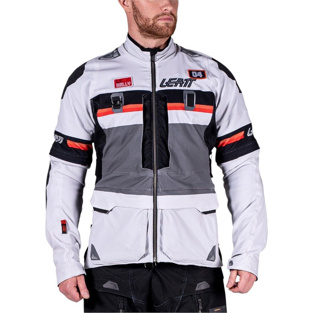 Leatt Rally 5.5 Grey Adventure Jacket adventure motorcycle jacket - DASH RACEGEAR image 3