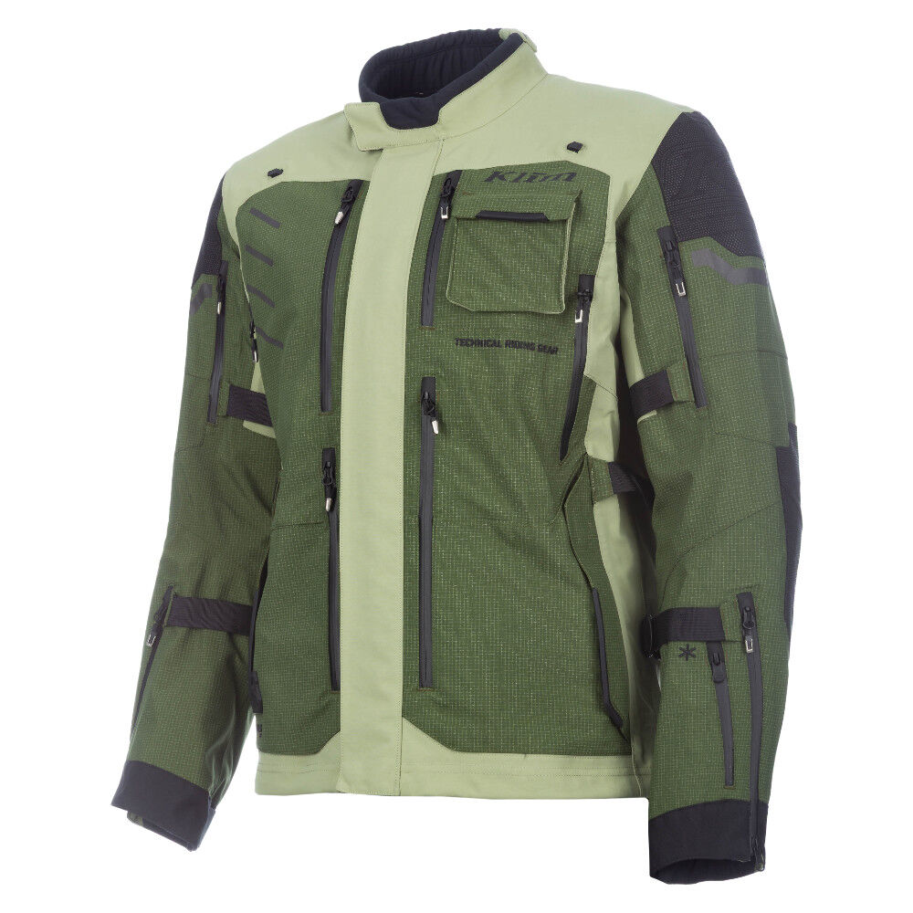 Klim Badlands Pro A3 Rifle Green/Oil Green Jacket adventure motorcycle jacket - DASH RACEGEAR image 1
