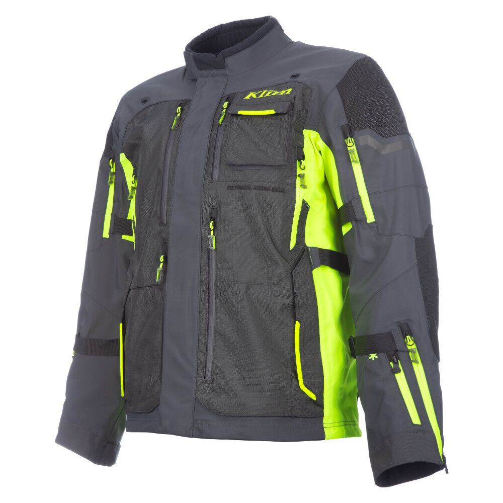 Klim Badlands Pro Asphalt/Hi-Vis Jacket adventure motorcycle jacket - DASH RACEGEAR image 1