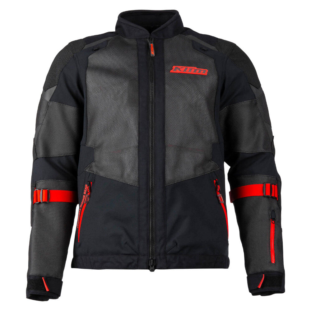 Klim Baja S4 Black/Fiery Red Jacket adventure motorcycle jacket - DASH RACEGEAR image 3