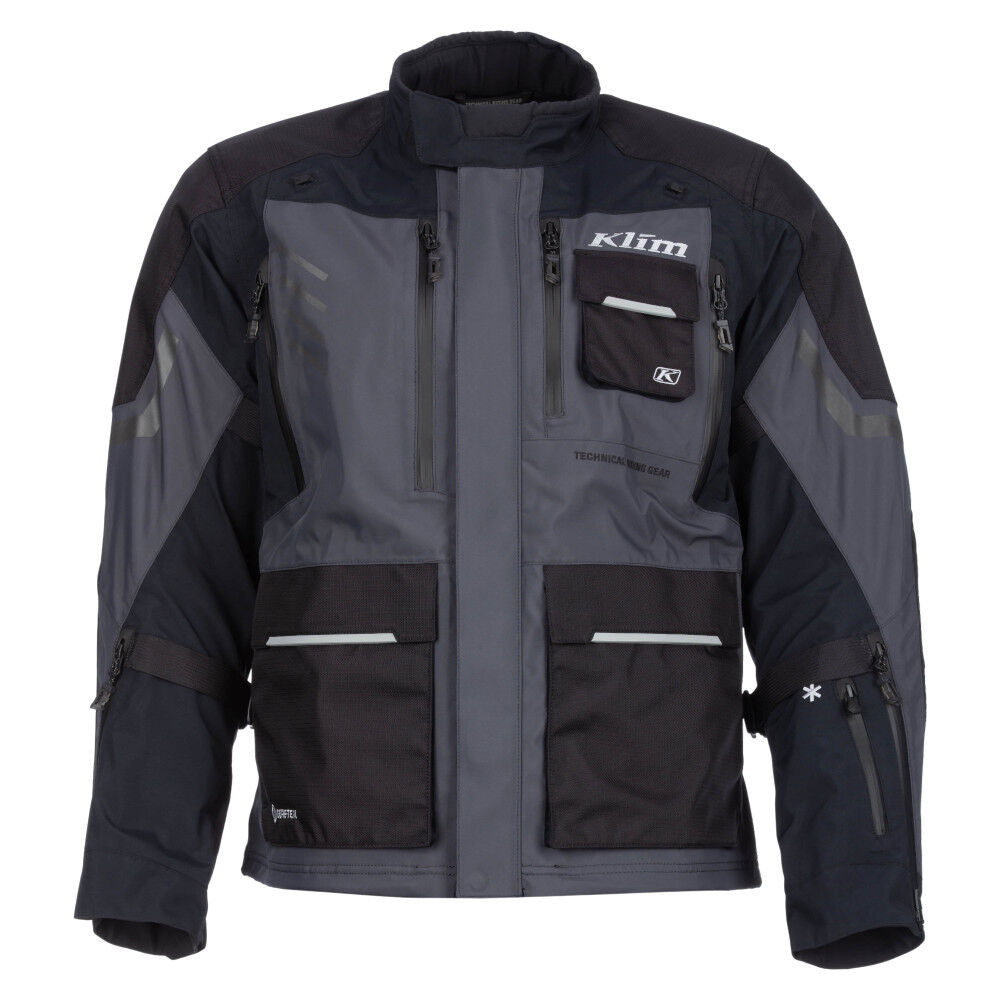 Klim Carlsbad Stealth Black Jacket adventure motorcycle jacket - DASH RACEGEAR image 1