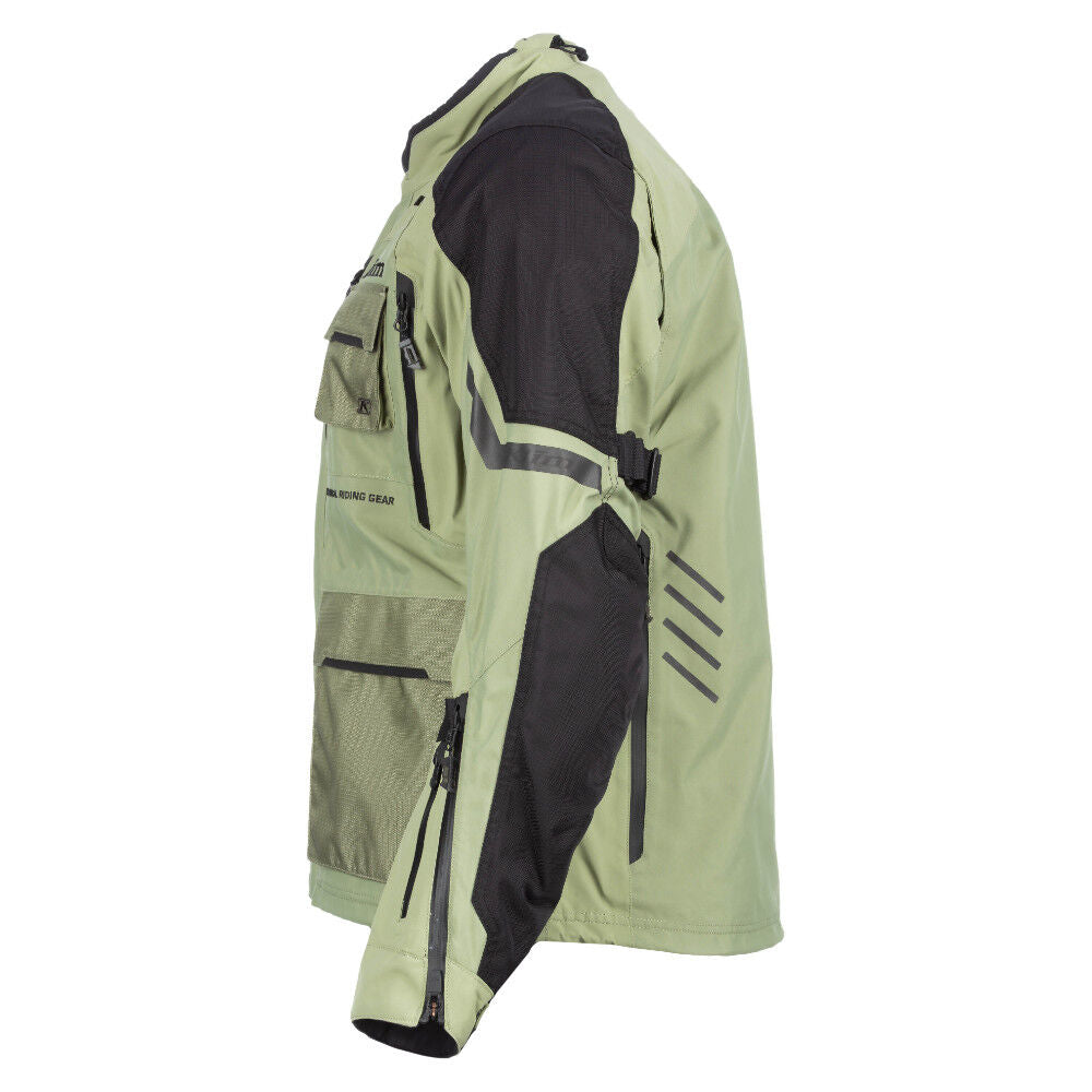 Klim Carlsbad Oil Green Jacket adventure motorcycle jacket - DASH RACEGEAR image 3