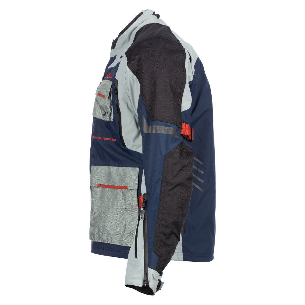 Klim Carlsbad Dress Blues/Red Oxide Jacket adventure motorcycle jacket - DASH RACEGEAR image 3