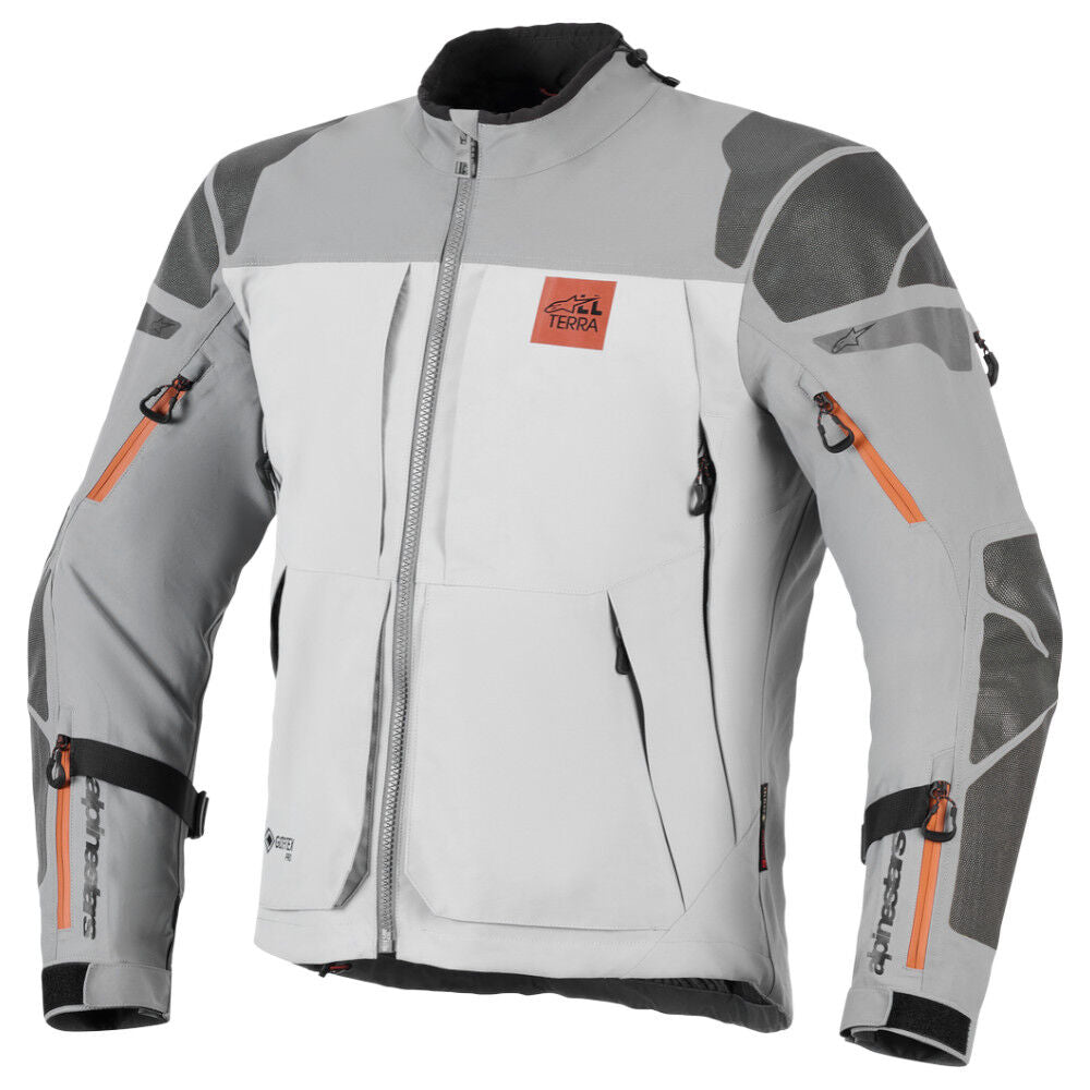 Alpinestars Nazca 3L Gore-Tex Pro Dark-Gray/Mid-Gray Jacket adventure motorcycle jacket - DASH RACEGEAR image 1