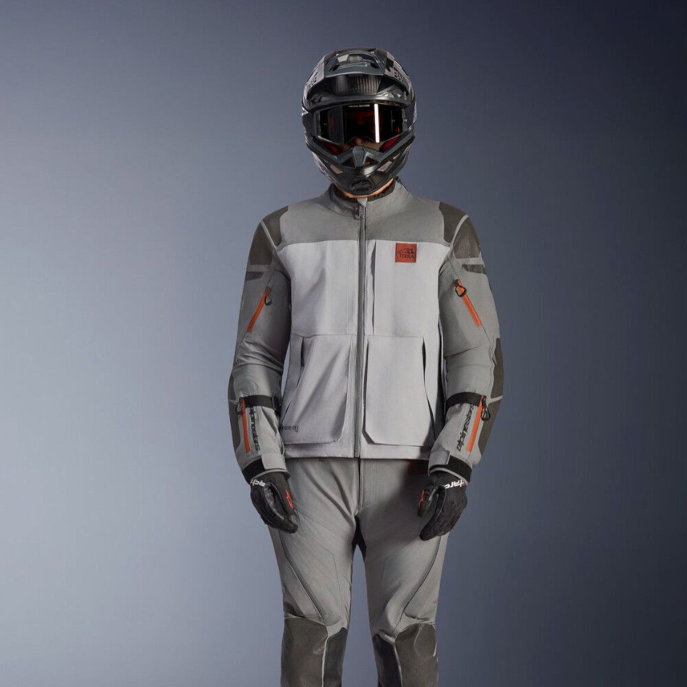 Alpinestars Nazca 3L Gore-Tex Pro Dark-Gray/Mid-Gray Jacket adventure motorcycle jacket - DASH RACEGEAR image 3