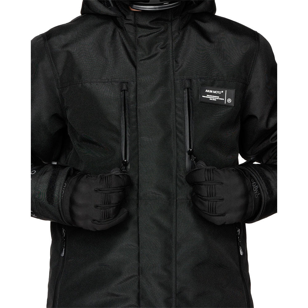 Akin Moto Alpha 4.0 Black Jacket adventure motorcycle jacket - DASH RACEGEAR image 5