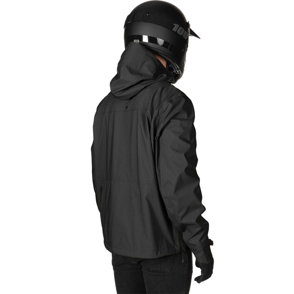 Akin Moto Gorm Moto Waterproof Black Anorack adventure motorcycle jacket - DASH RACEGEAR image 2