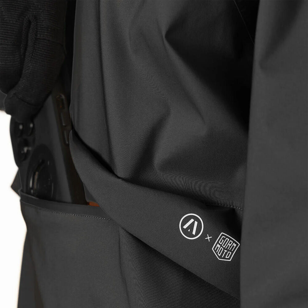 Akin Moto Gorm Moto Waterproof Black Anorack adventure motorcycle jacket - DASH RACEGEAR image 6