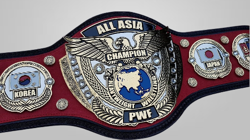 All Japan Pro-Wrestling PWF Asia Heavyweight Wrestling Champion Belt Rikidozan - image 1 | DASH RACEGEAR