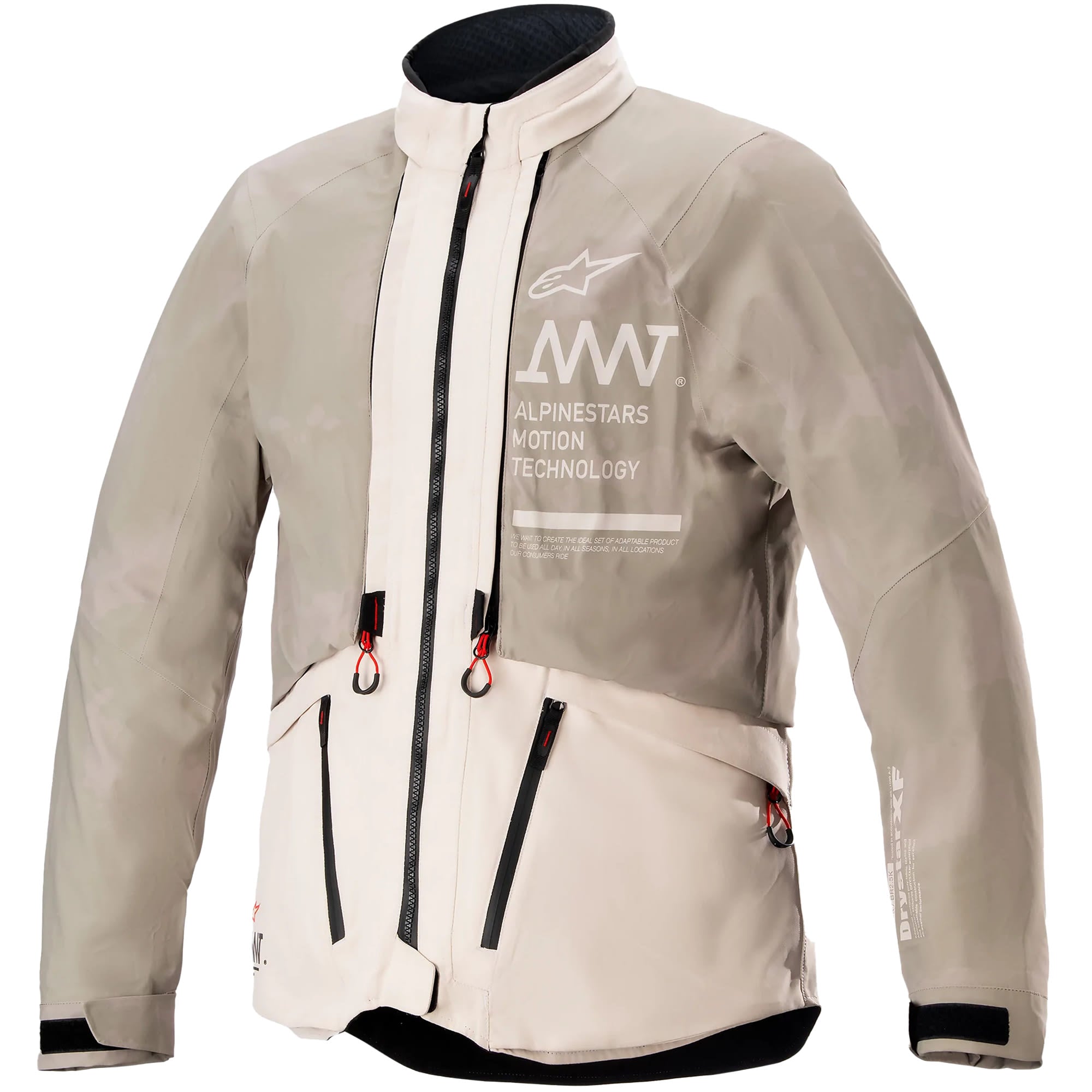 Alpinestars AMT-10Lab Drystar XF Textile Jacket - White / Sand / Aluminium Camo by Alpinestars - clearance motorcycle jacket