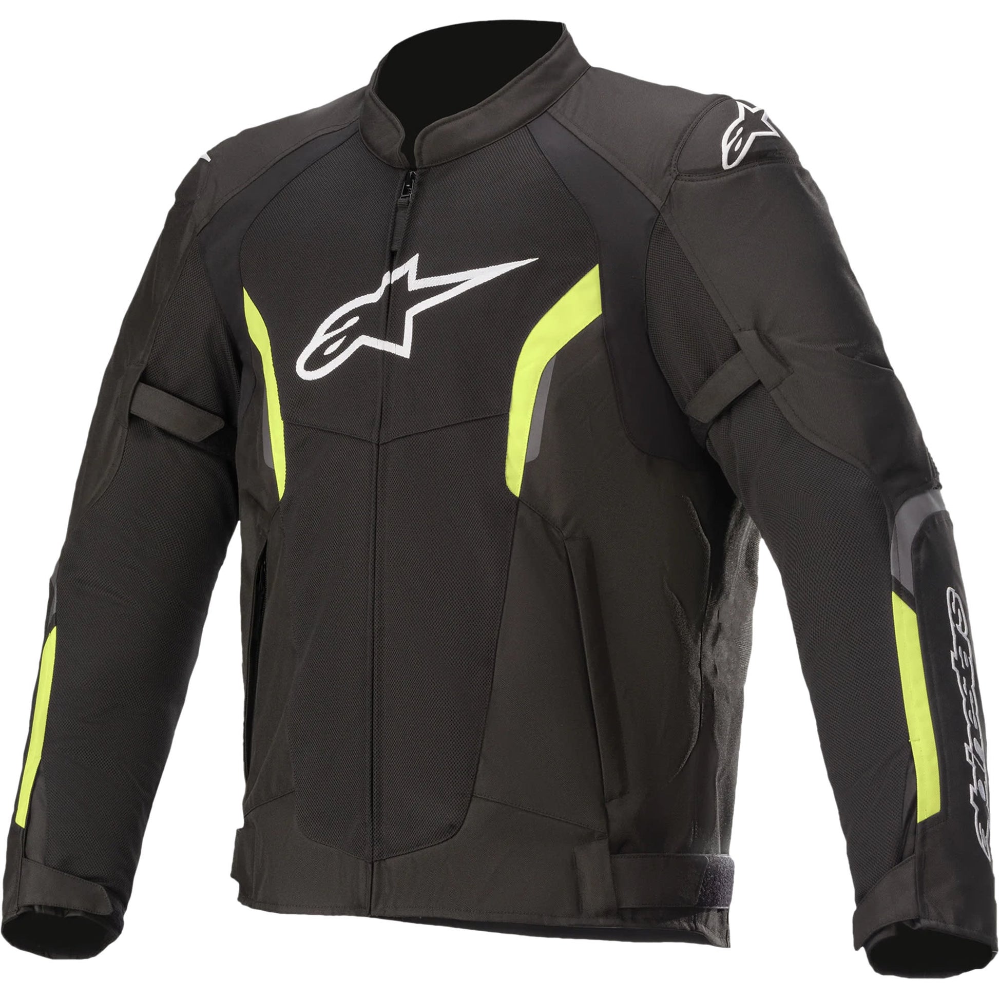 Alpinestars AST Air V2 Textile Jacket - Black / Yellow Fluo by Alpinestars - clearance motorcycle jacket