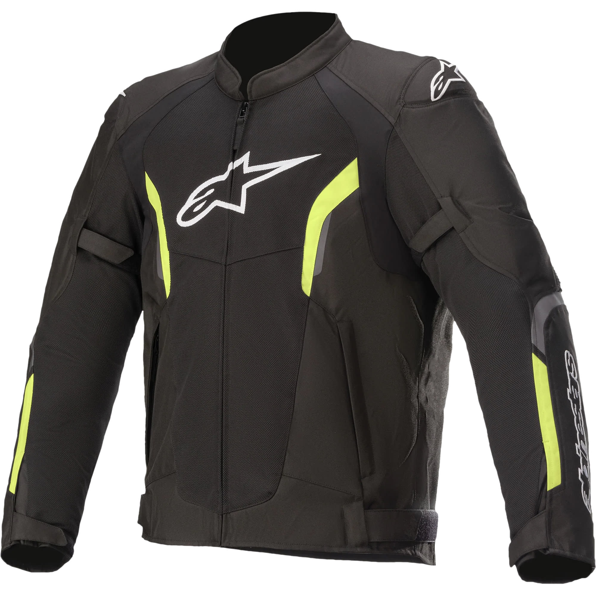 Alpinestars AST Air V2 Textile Jacket - Black / Yellow Fluo by Alpinestars - clearance motorcycle jacket