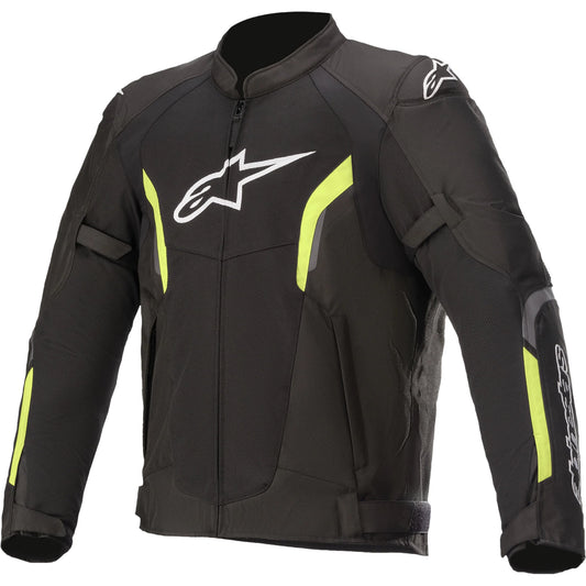 Alpinestars AST Air V2 Textile Jacket - Black / Yellow Fluo by Alpinestars - clearance motorcycle jacket