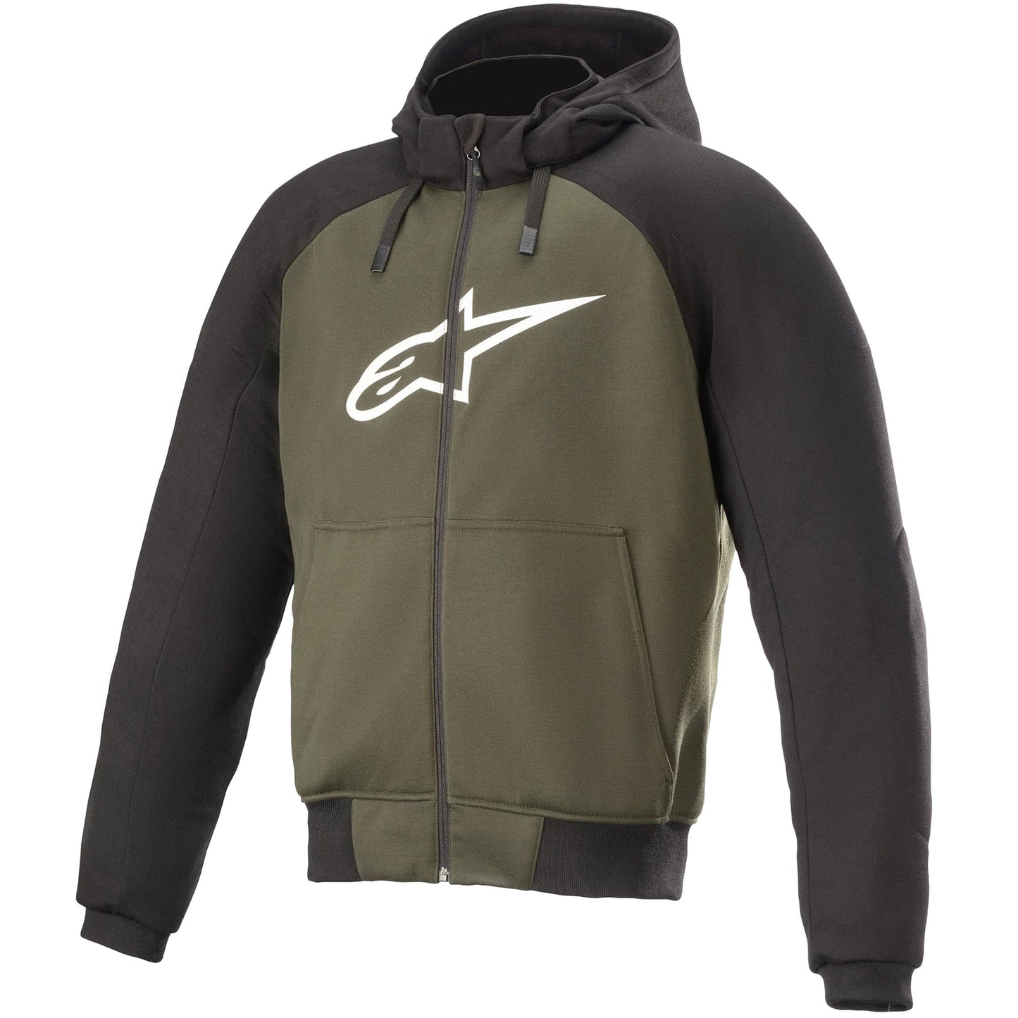 Alpinestars Chrome Sport Hoodie - Black / Forest by Alpinestars - clearance motorcycle jacket