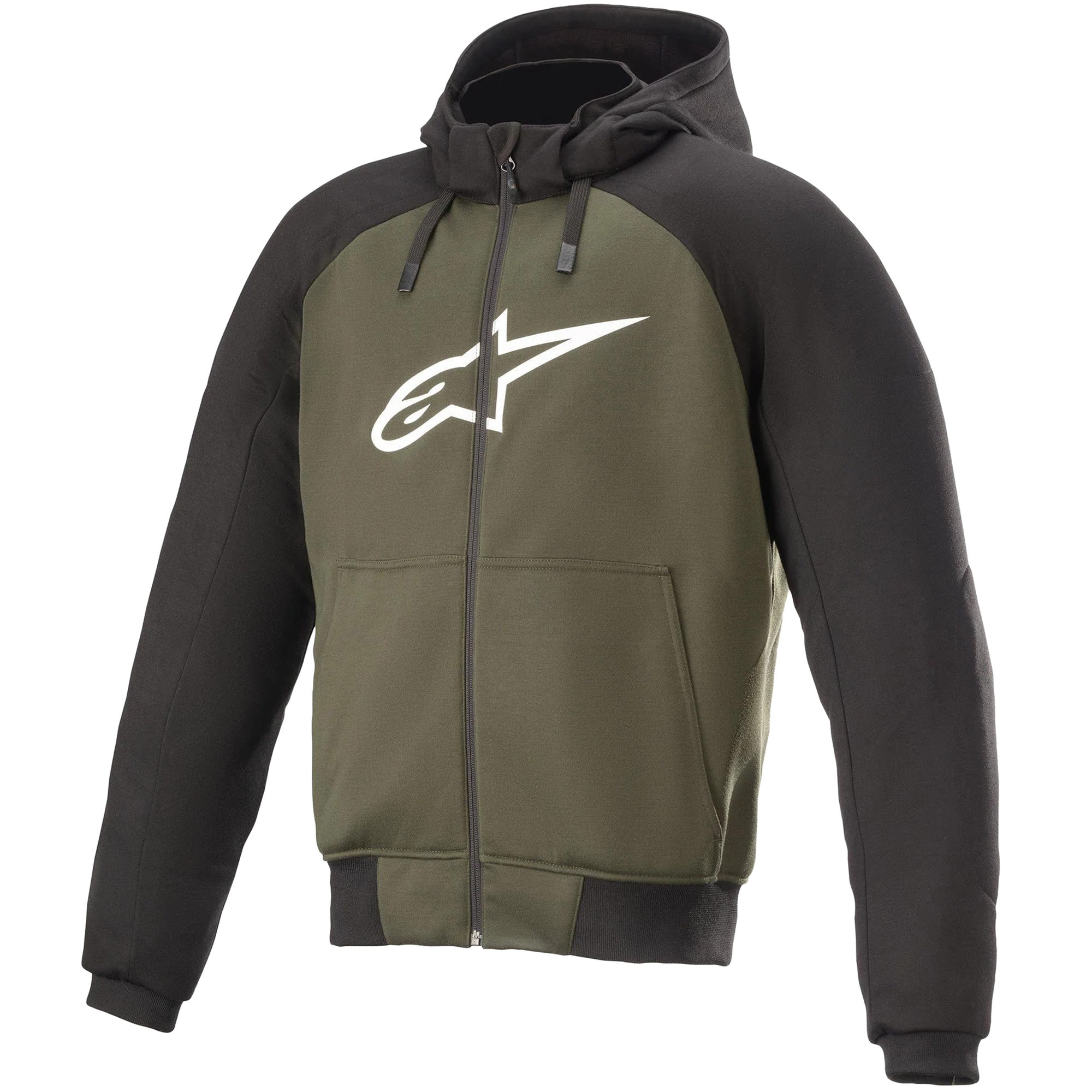 Alpinestars Chrome Sport Hoodie - Black / Forest by Alpinestars - clearance motorcycle jacket