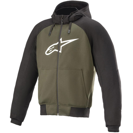 Alpinestars Chrome Sport Hoodie - Black / Forest by Alpinestars - clearance motorcycle jacket