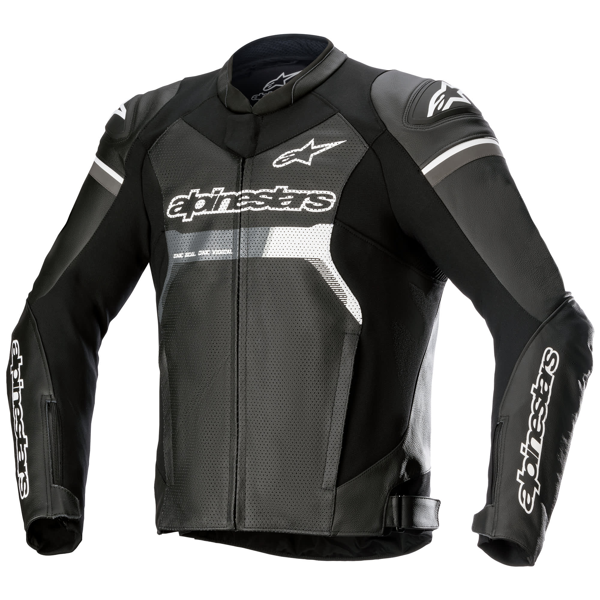 Alpinestars GP Force Airflow Leather Jacket - Black by Alpinestars - clearance motorcycle jacket