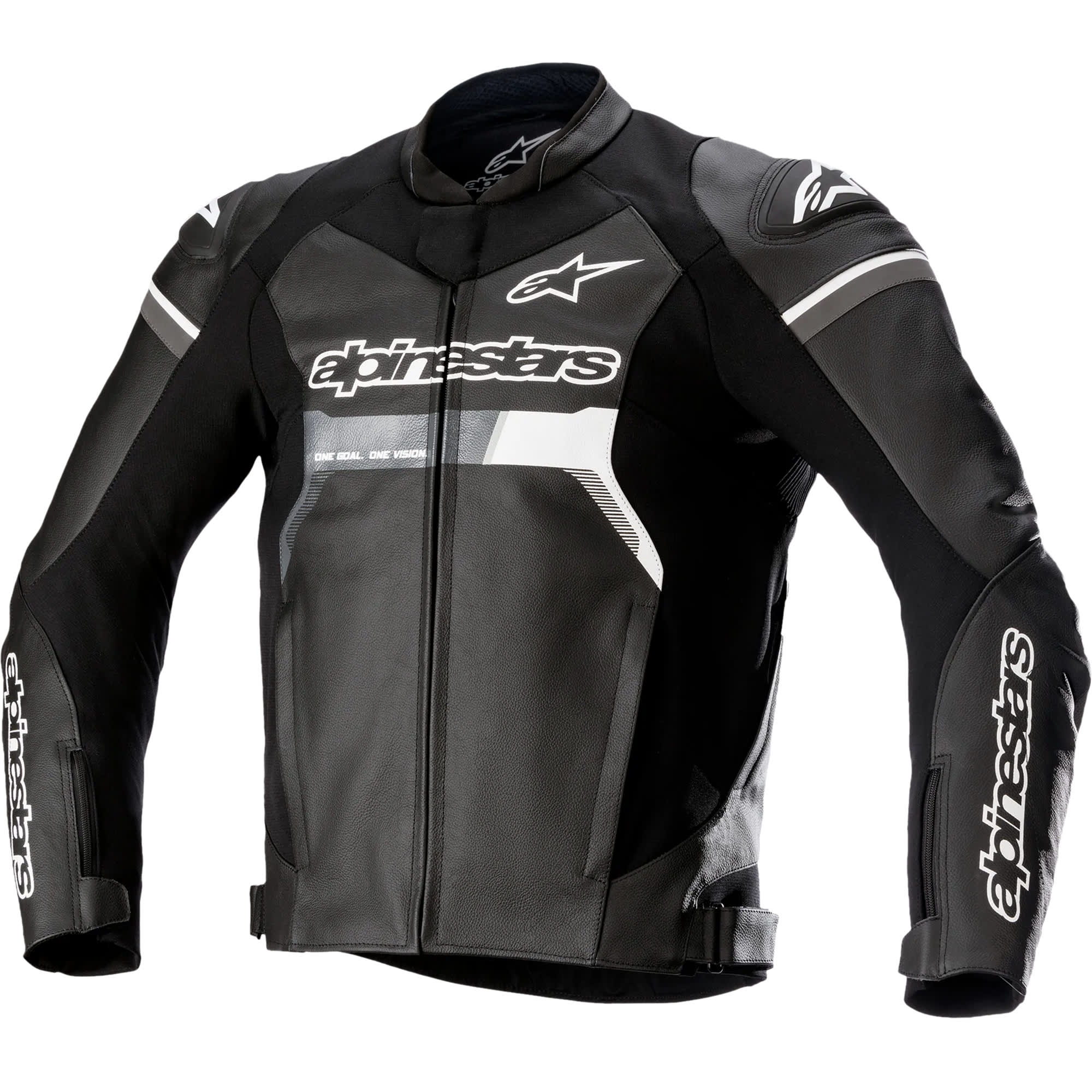 Alpinestars GP Force Leather Jacket - Black by Alpinestars - clearance motorcycle jacket