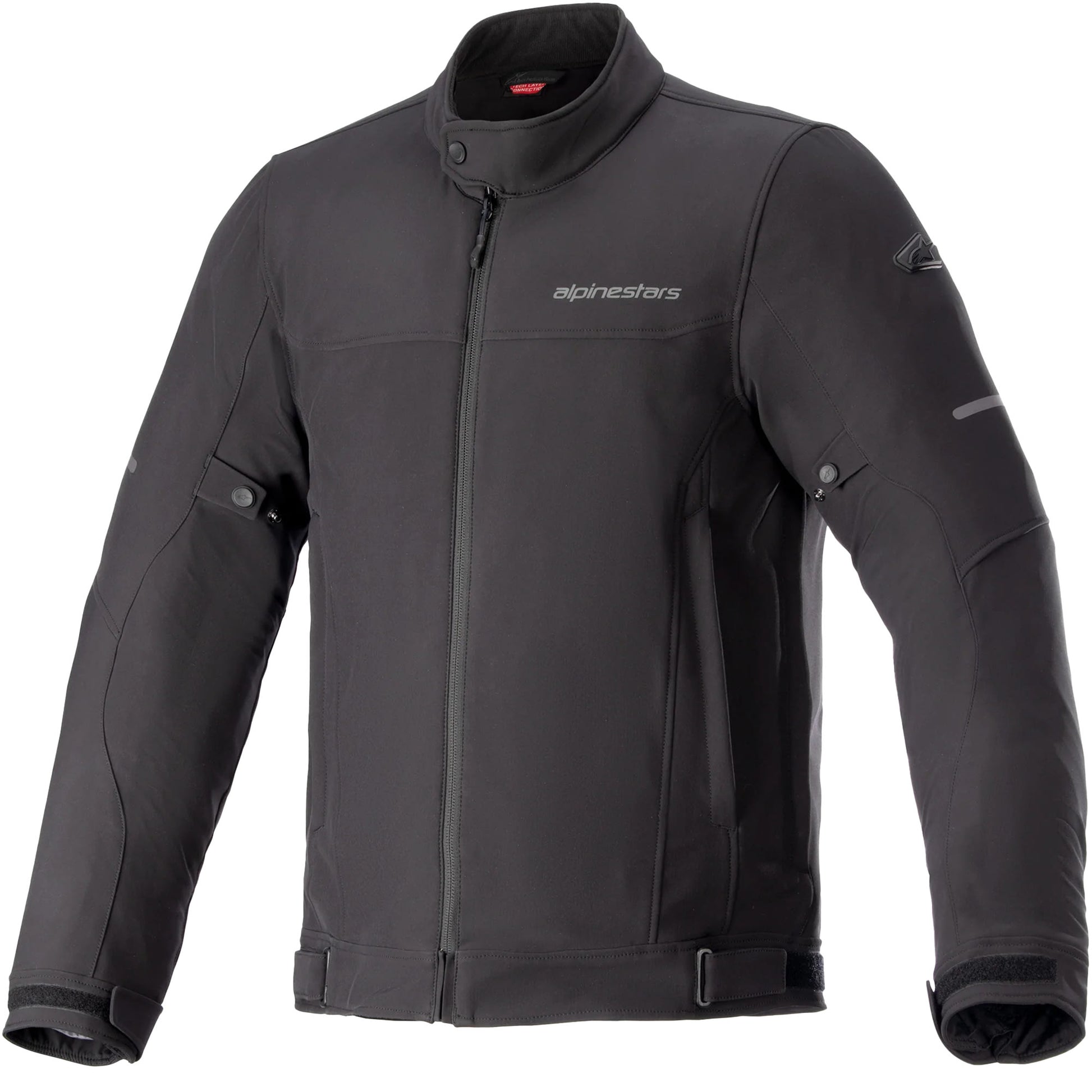 Alpinestars Husker Waterproof Textile Jacket - Black / Black by Alpinestars - clearance motorcycle jacket