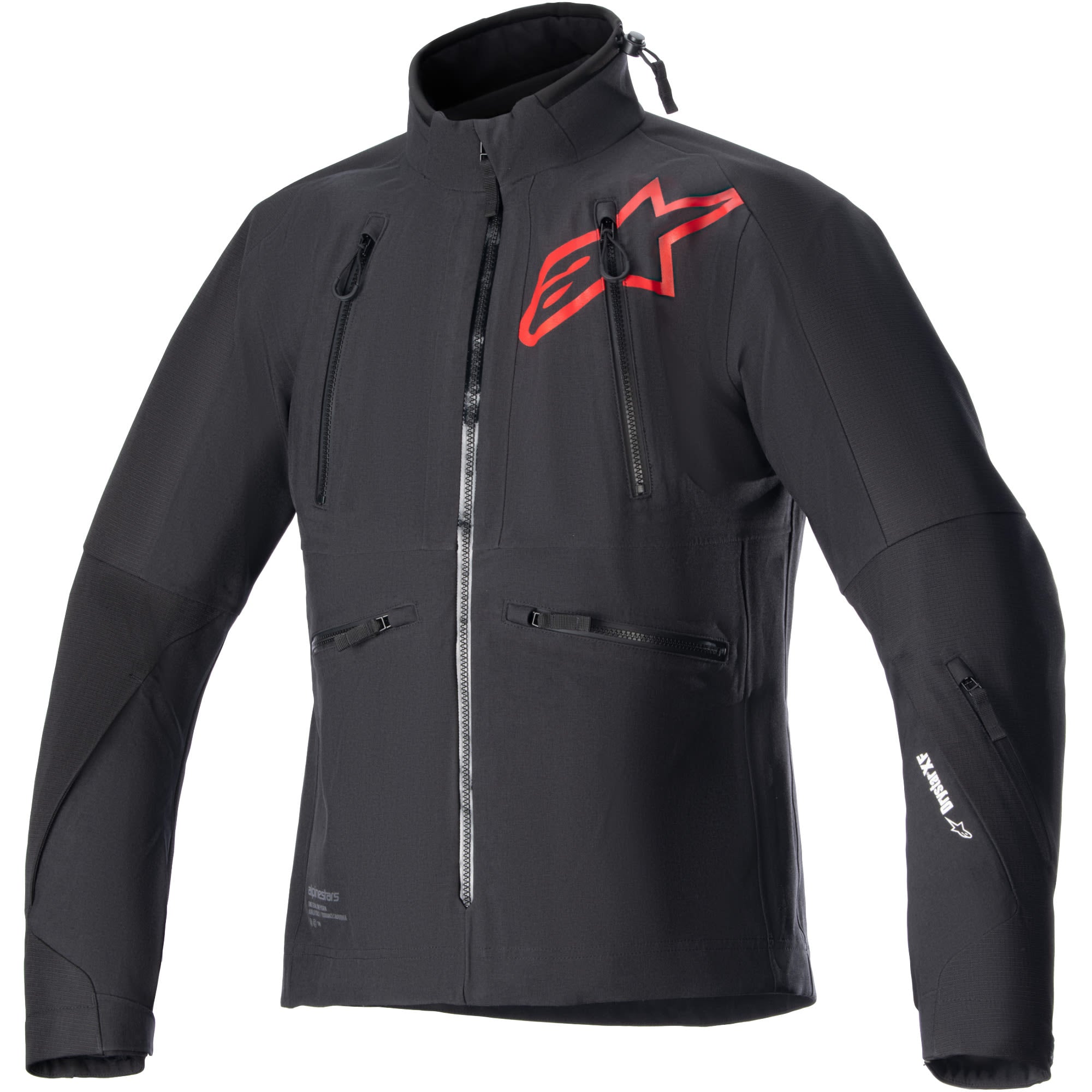 Alpinestars Hyde XT Drystar XF Textile Jacket - Black / Bright Red by Alpinestars - clearance motorcycle jacket