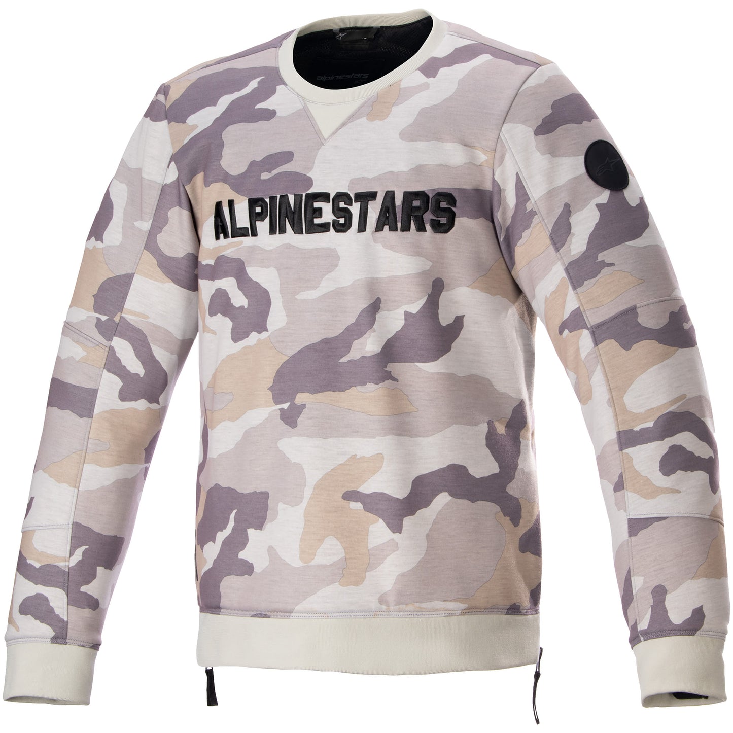 Alpinestars Legit Crew Fleece - Light Grey / Camo by Alpinestars - clearance motorcycle jacket