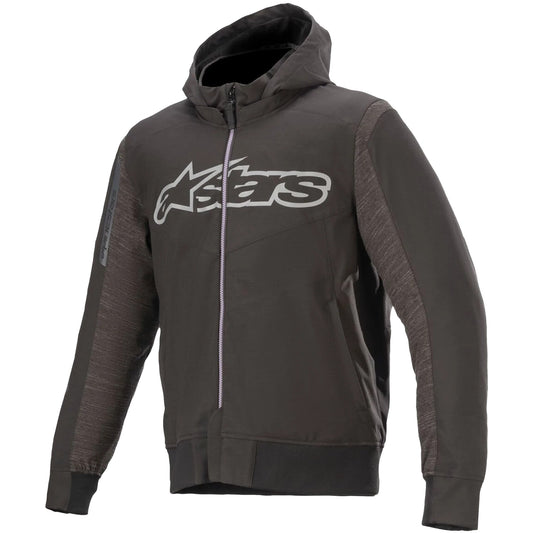 Alpinestars Rhod Windstopper Hoodie - Melange / Black by Alpinestars - clearance motorcycle jacket