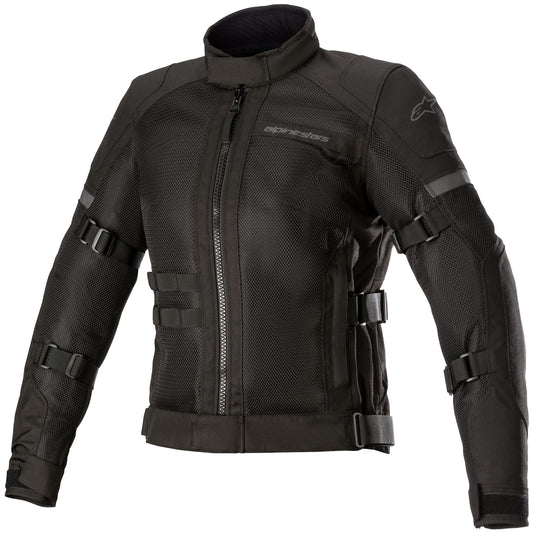 Alpinestars Stella Crosshill WP Air Textile Jacket - Black / Black by Alpinestars - clearance motorcycle jacket