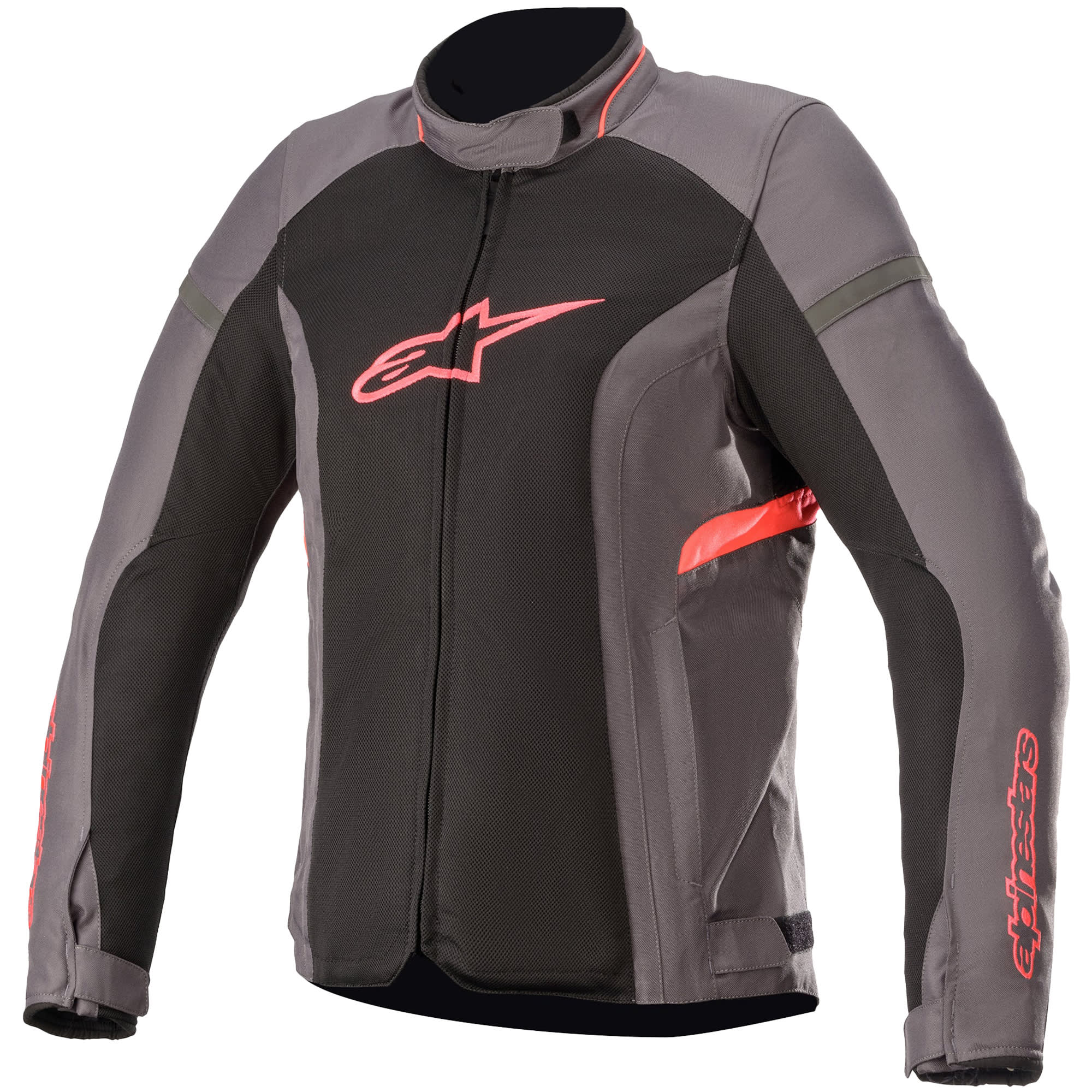 Alpinestars Stella T-Kira V2 Air Textile Jacket - Tar Grey / Black / Diva Pink by Alpinestars - clearance motorcycle jacket