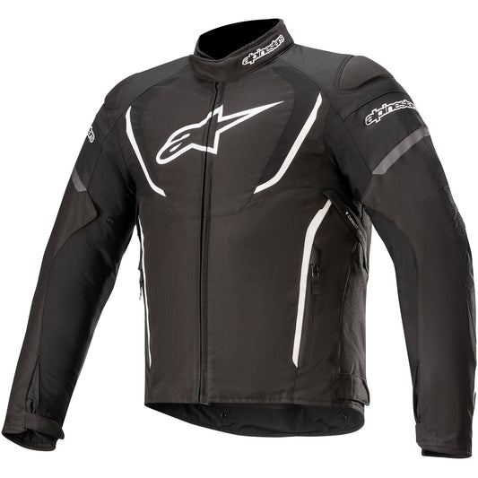 Alpinestars T-Jaws V3 Waterproof Textile Jacket - Black / White by Alpinestars - clearance motorcycle jacket
