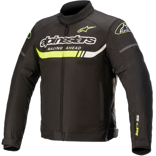 Alpinestars T-SP S Ignition WP Textile Jacket - Black / Fluo Yellow by Alpinestars - clearance motorcycle jacket